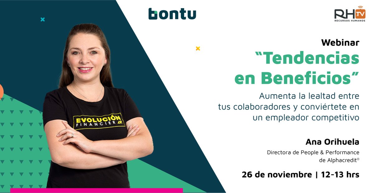 ¿Te gustaría saber cómo incrementar el salario emocional de tus colaboradores y reducir su estrés financiero? Únete a nuestro webinar Tendencias en Beneficios, en la voz de Ana Orihuela, Directora de P&amp;P de AlphaCredit. ¡No te lo pierdas! Regístrate: bit.ly/2UNsujf