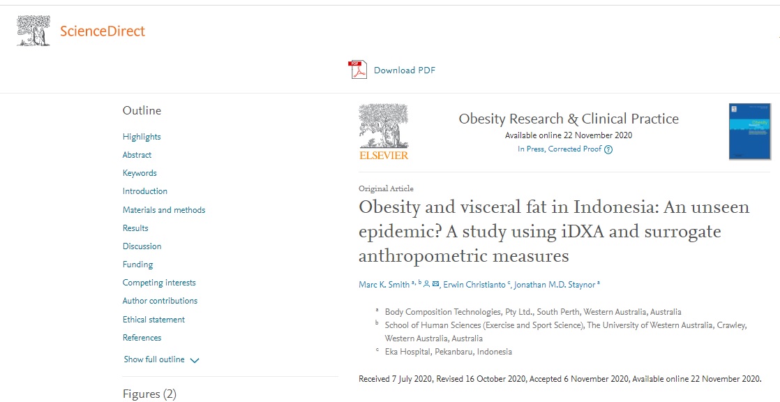 HumanImaging's tweet photo. MyFiziq / BCT Data Study Published in Obesity Research &amp; Clinical Practice Journal: https://t.co/OaSuD2RQOd https://t.co/RLTP214dMZ