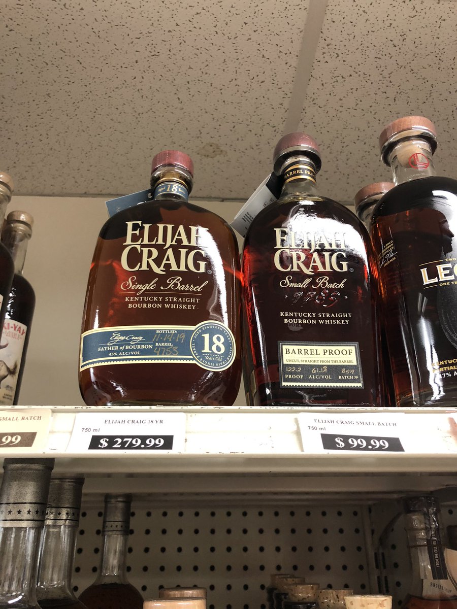 TheBourbonNews's tweet image. Overpriced bourbon season continues...

#elijahcraig #bourbon #whiskey #overpricedbourbon