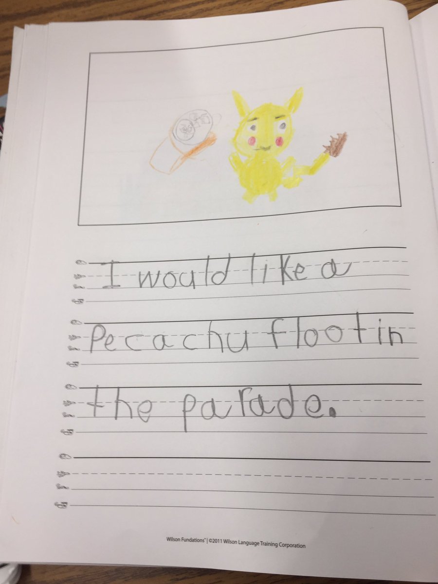 MrsB_A1's tweet photo. During class we watched a short video clip from last years Macy’s Thanksgiving parade.  Our writing assignment started with students writing about a float they would like to see in this years parade.  #ShawsheenElementary #LoveFirstGrade #HappyThanksgiving https://t.co/0c8nXZYSKj