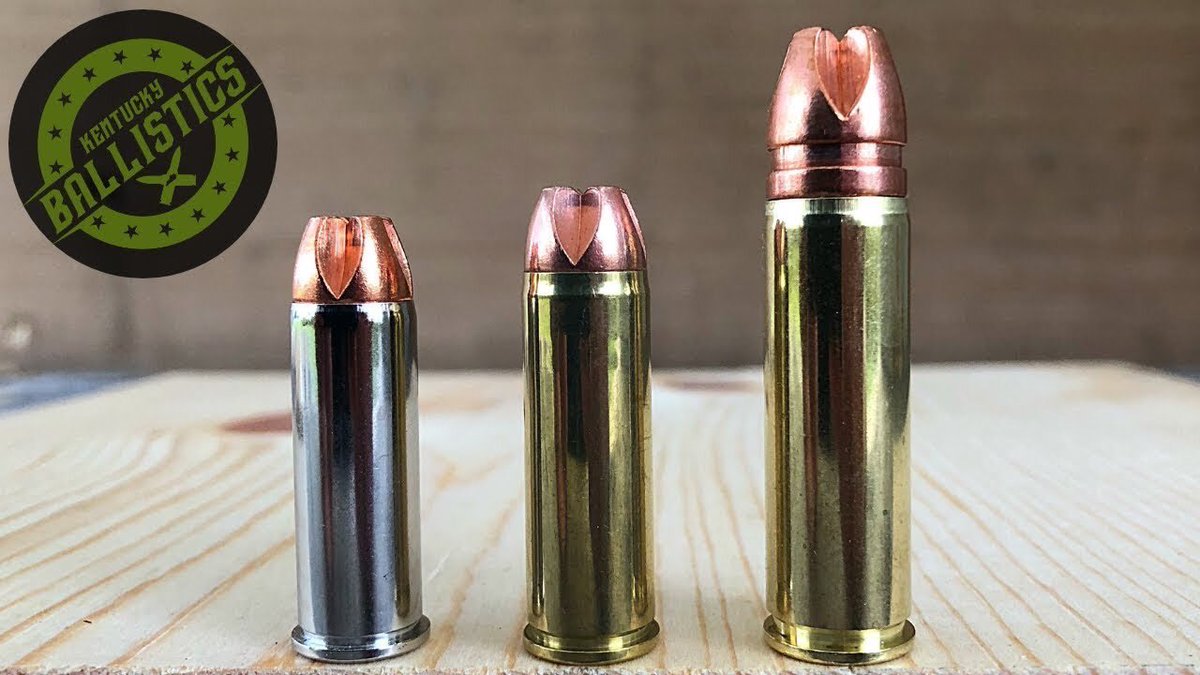 Someone might have been right on the .500 S&W. .44, .454 Casull, .500pi...