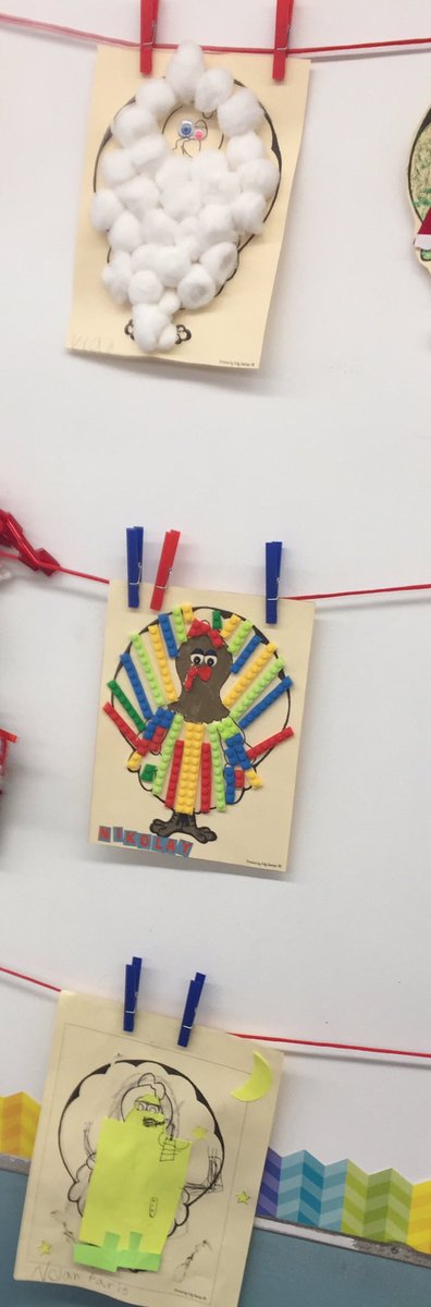 MrsB_A1's tweet photo. A1 got very creative when they disguised their turkeys. #ShawsheenElementary #WeArePawsome https://t.co/edcRY3RslC