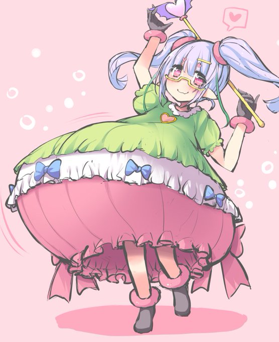 以前一度描いたふっくらした服のつよつよ幼女(?)ちゃんです! 