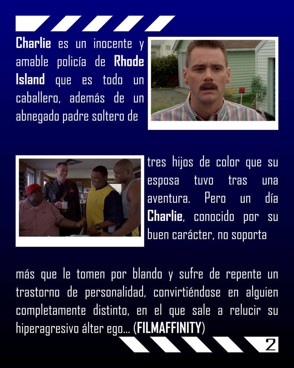 RobLeeFontana's tweet photo. 🎬 | Me, Myself &amp; Irene (2000)
🎥 | Dirección: Peter Farrelly y Bobby Farrelly
#JimCarrey #RenéeZellweger #AnthonyAnderson
#MongoBrownlee #JerodMixon #ChrisCooper #MichaelBowman #MeMyselfAndIrene
#RLFontana #Films #comedies
#RoadMovie #standup #Comedy https://t.co/2VLQmrbc2W