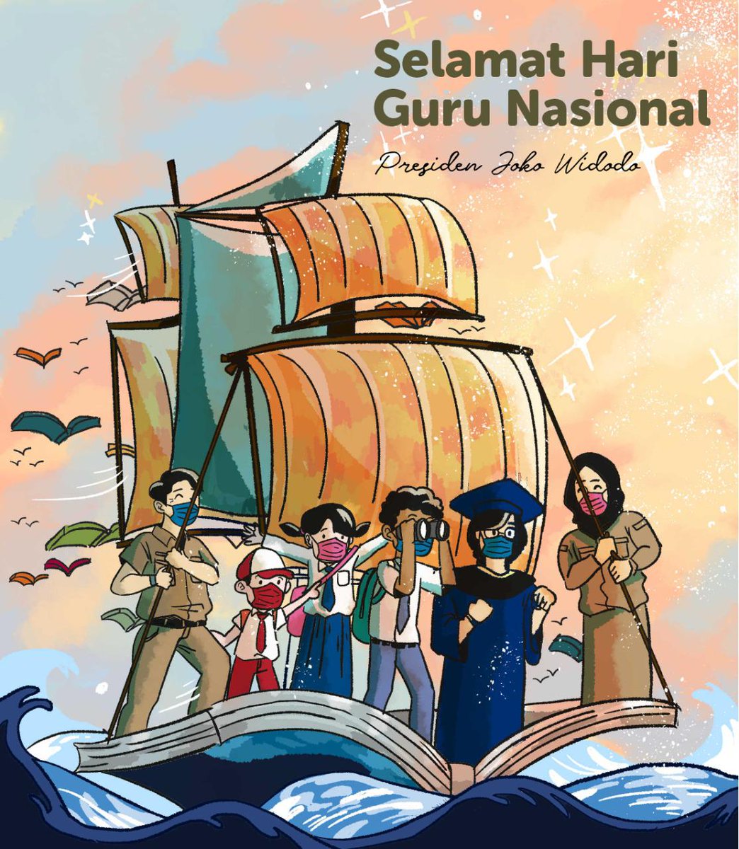 Sabak berganti kertas, kapur berganti spidol, bahkan di era pandemi, sebagian besar murid belajar dari rumah dengan komputer atau telepon.

Tantangan bisa berganti, tapi ada yang tak berubah: semangat para guru untuk mendidik anak-anak Indonesia tak pernah surut barang sejengkal.