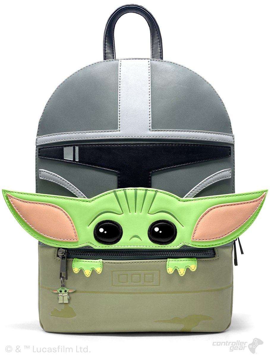 ControllerGear's tweet image. Protect your bounty and get ready for your next journey. The Officially Licensed #StarWars: #TheMandalorian – Mandalorian and the Child Backpack are now available:

amzn.to/379eRR8

✅Officially Licensed
✅Vegan Leather
✅Padded 13&quot;+12&quot; Padded Pocket for Laptops +Tablets