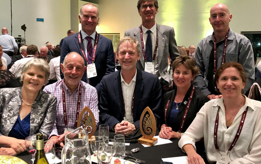 plantandfood's tweet photo. Our scientists have brought home two awards from @PINZ2020! The Future Orchard Planting Systems received the Primary Industries Science and Research Award, and the Modular Harvesting System won the Innovation &amp; Collaboration Project Award! Congrats! 👏 
https://t.co/ZgPDrRXyPf https://t.co/hlfUDt7gTx