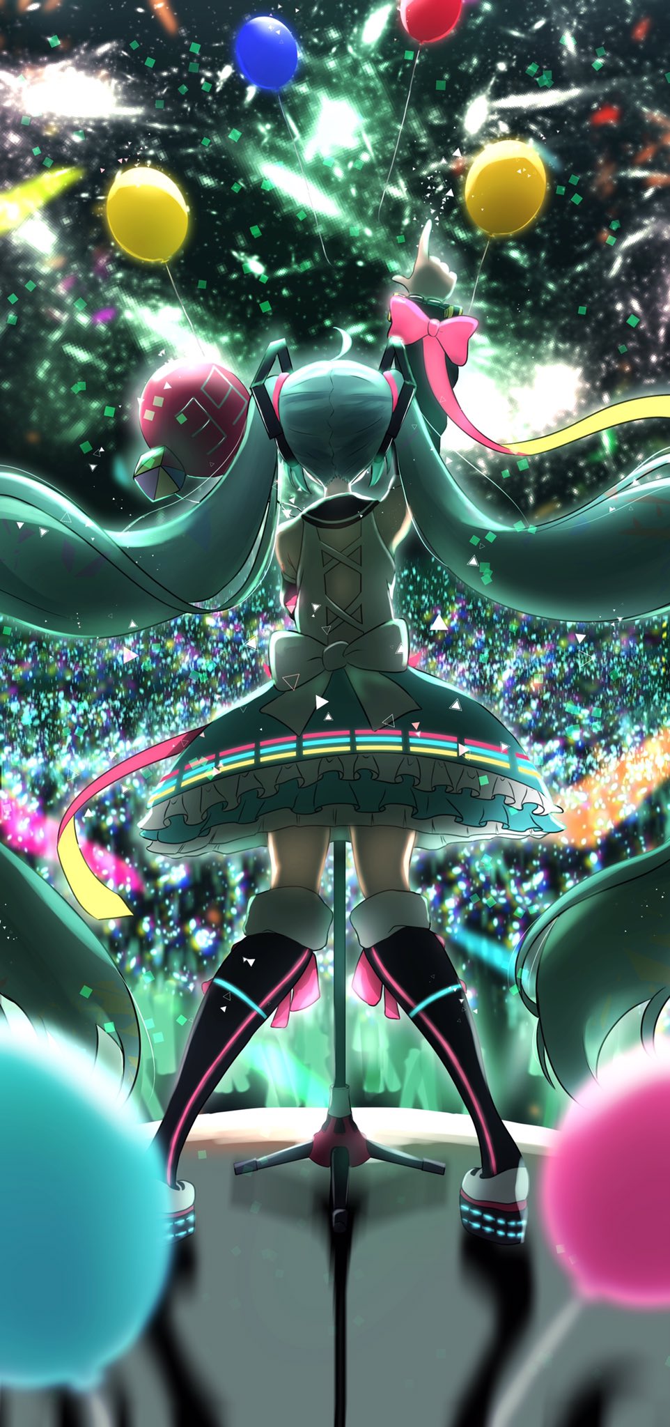 初音ミク マジカルミライ2018 公式ライブフォト グリーンライツ・セレナーデ 初音ミク『マジカルミライ 2018』」メインビジュアル