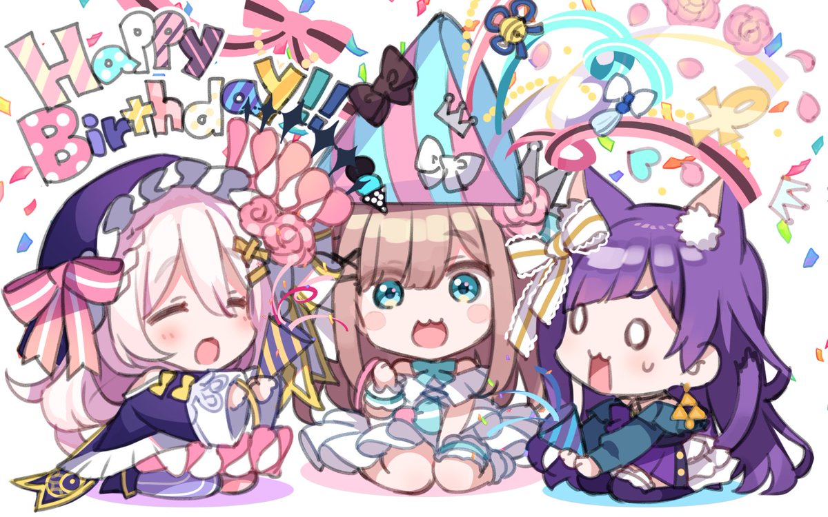 今年の御三人のコラボ放送楽しみにしてます さいね姉妹 せふぃらーと るる 華々つぼみ ちびちゅき 巻 3 10発売のイラスト 今年の御三人のコラボ放送楽しみにしてます さいね姉妹 せふぃらーと るる 華々つぼみ ちびちゅき 巻 3 10発売のイラスト