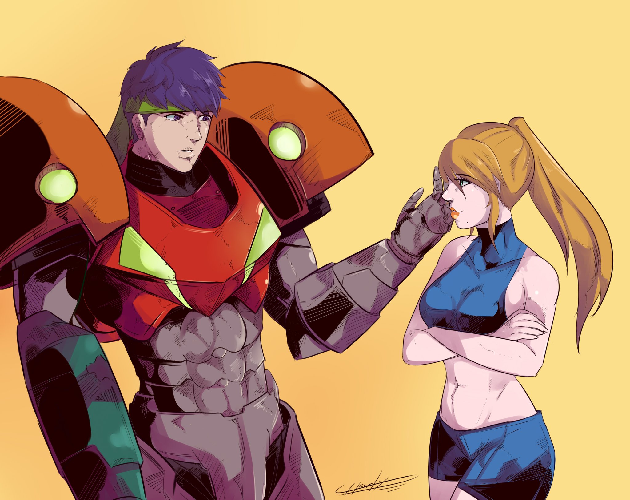 Charly on Twitter: "Ike y Samus #SmashBrosUltimate #SmashBros #FireEmblem  #Metroid https://t.co/WUyLcHhpfX" / Twitter