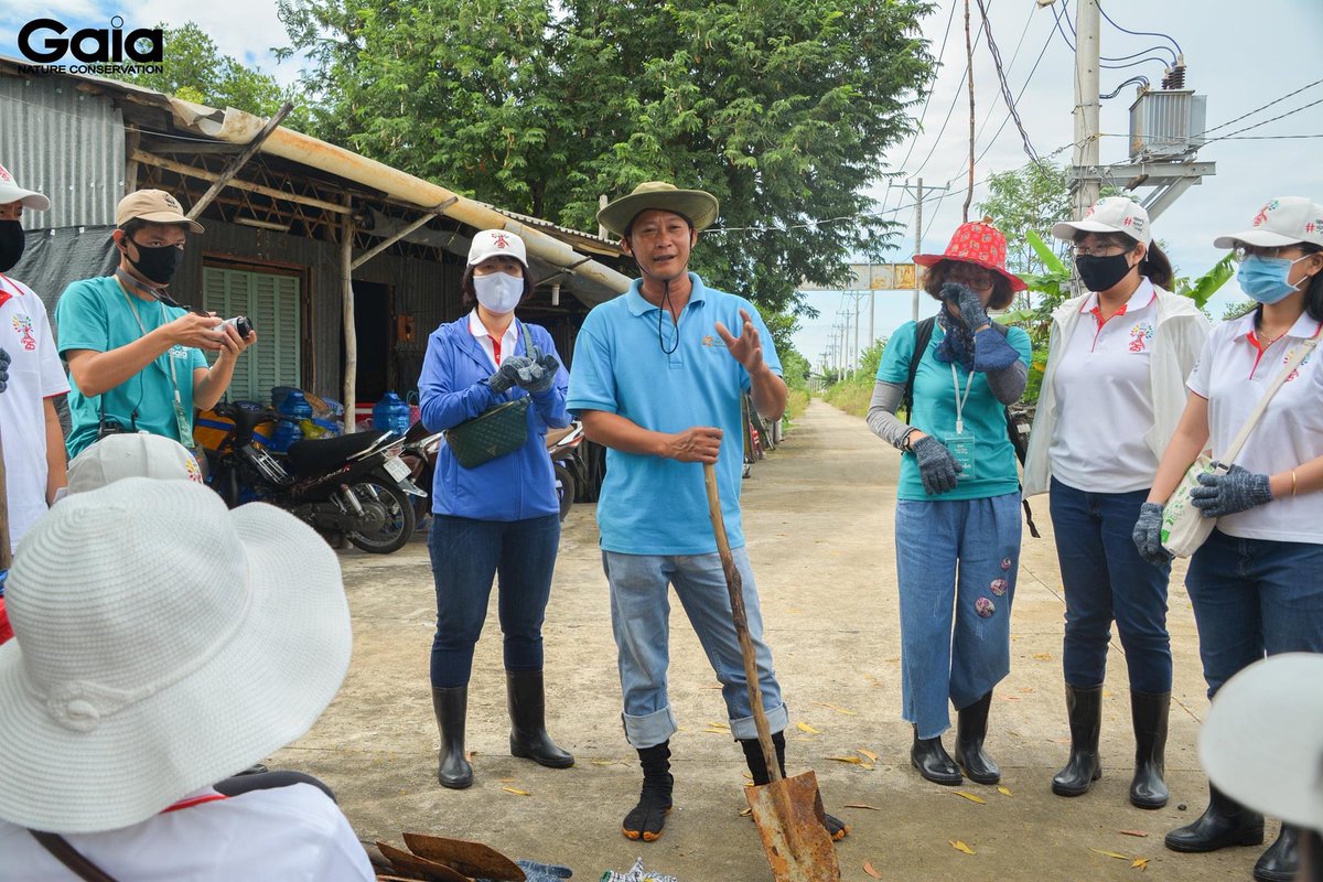 Gaiavn's tweet photo. GAIA Nature Conservation organised an expedition in Can Gio mangrove forest, a world’s biosphere reserve to do planting and experience habitats for nearly 20 employees of the Nestlé corporation. https://t.co/3O2frloWgf