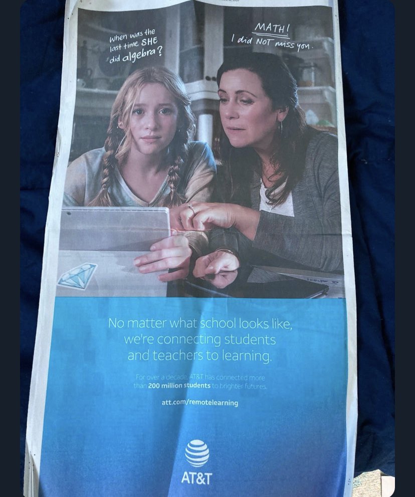 TheMathGuru's tweet photo. What I want to know is: WHO WAS IN THE ROOM WHEN THIS AD COPY WAS APPROVED?!?!🤦‍♀️🤦‍♀️🤦‍♀️

#WomenInSTEM #fail @ATT https://t.co/caWRnpKAdP