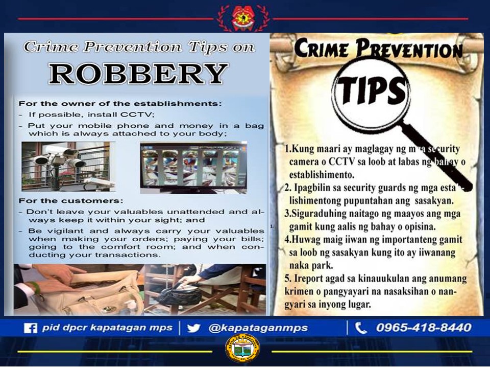 Robbery Crime Prevention