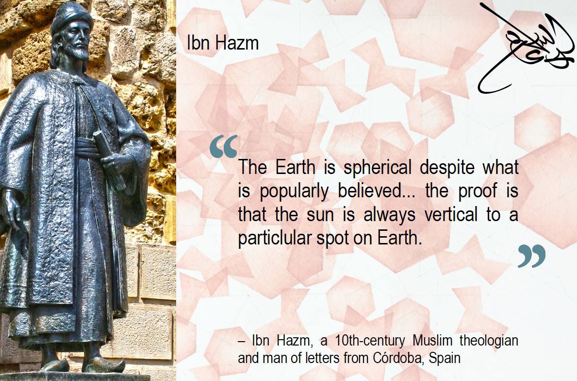 IslamScienceNet's tweet photo. Ibn Hazm (10th-century) shuts down flat-earthers👇

"The Earth is spherical🌍 despite what is popularly believed..." https://t.co/qK3yJ9G5tX