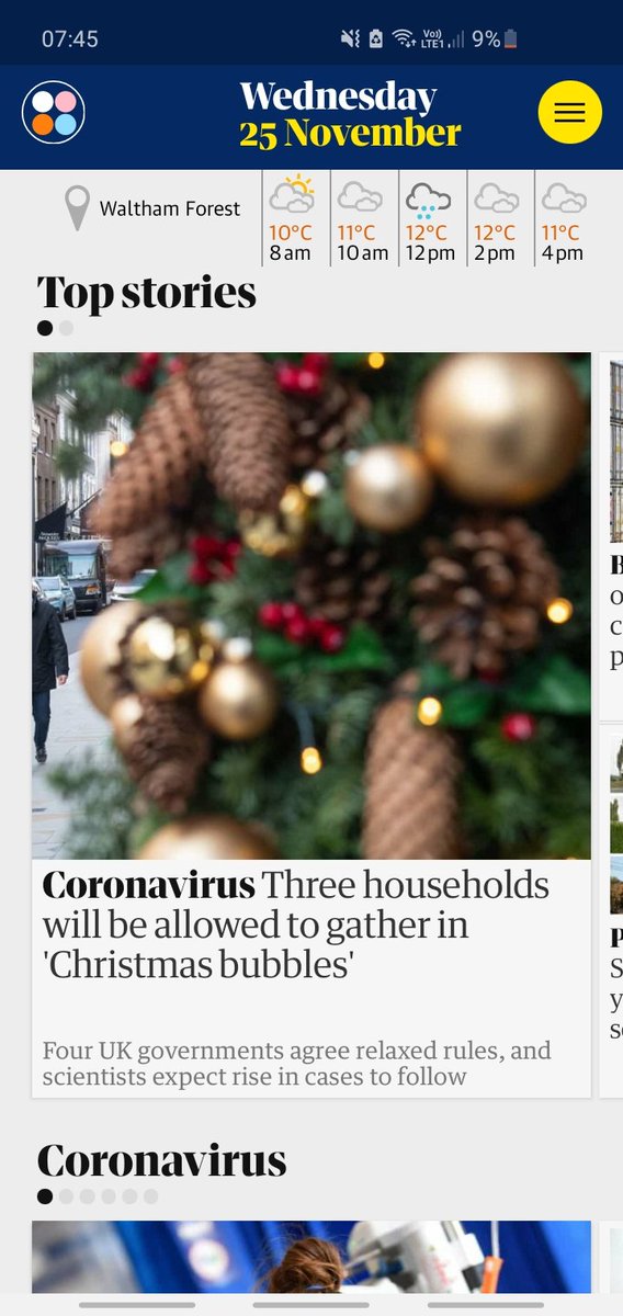 Just read this as "Three households will be allowed to gather in Christmas baubles"