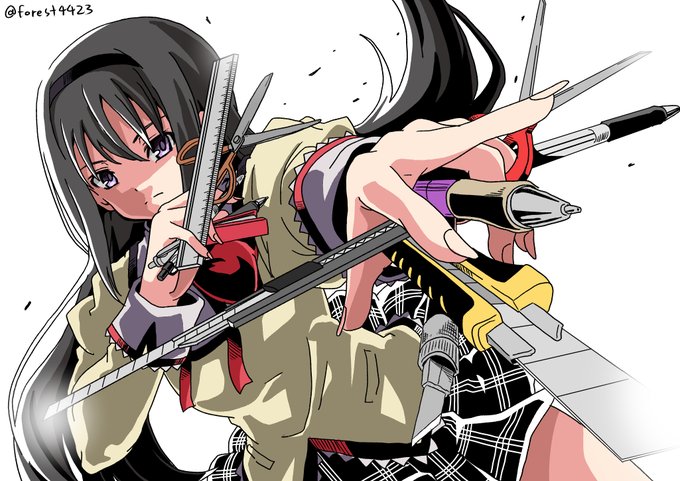 文房具
#まどマギ版真剣深夜の創作60分一本勝負 