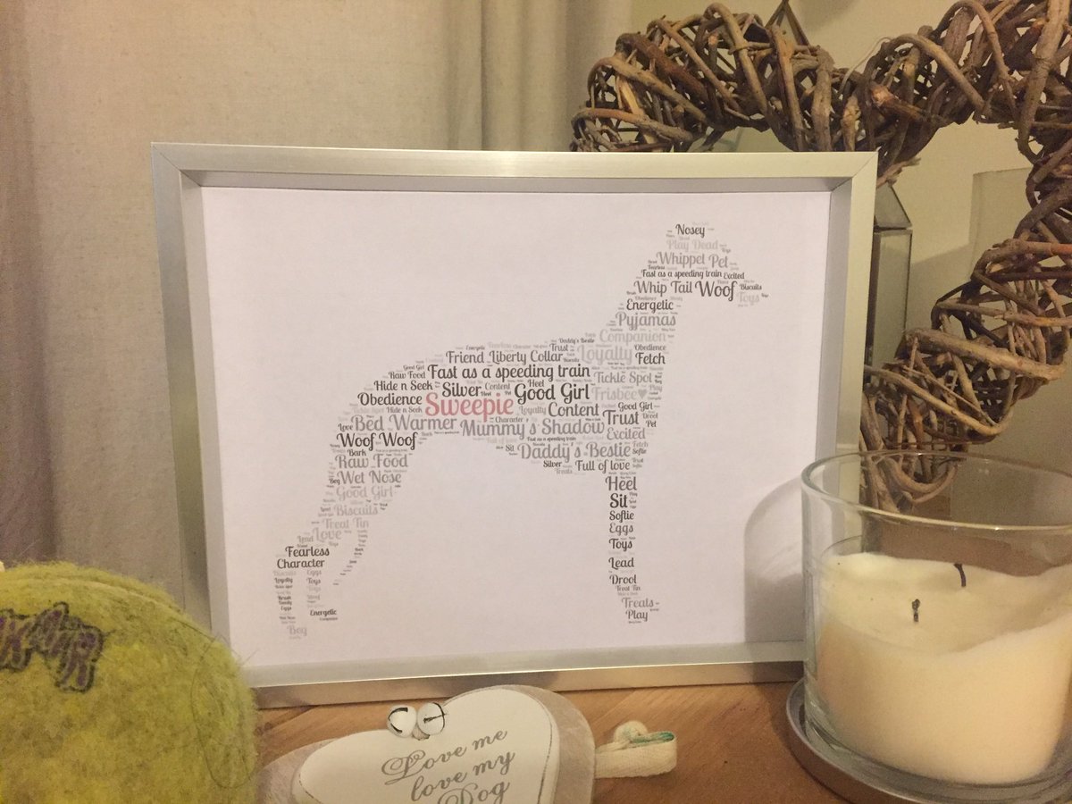 When you have a #whippet #friend! Rise in orders of this little #dog this week. #Yorkshire craze perhaps!!? 😂😂 That and #Christmas #giftsgalore 

Find me on Etsy! Etsy.com/UK/Curlygirlpr… 

#earlybiz 
#smallbusiness 
#smallbiz 
#SupportSmallBusinesses