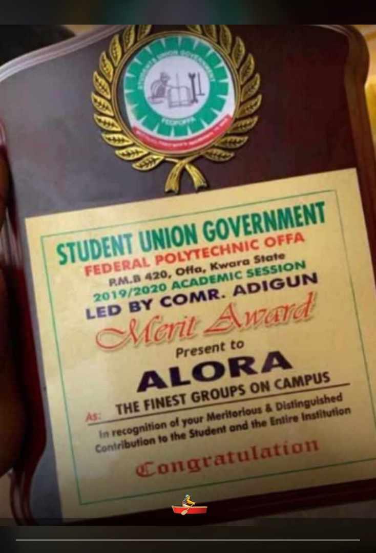 ifemosumichael's tweet photo. When you think you have seen it all... Student Union Government of Offa Polytechnic gave merit Awards to Secret Cults in the school. Hey Lawd!!! 😂 https://t.co/dFU5MEPCKE