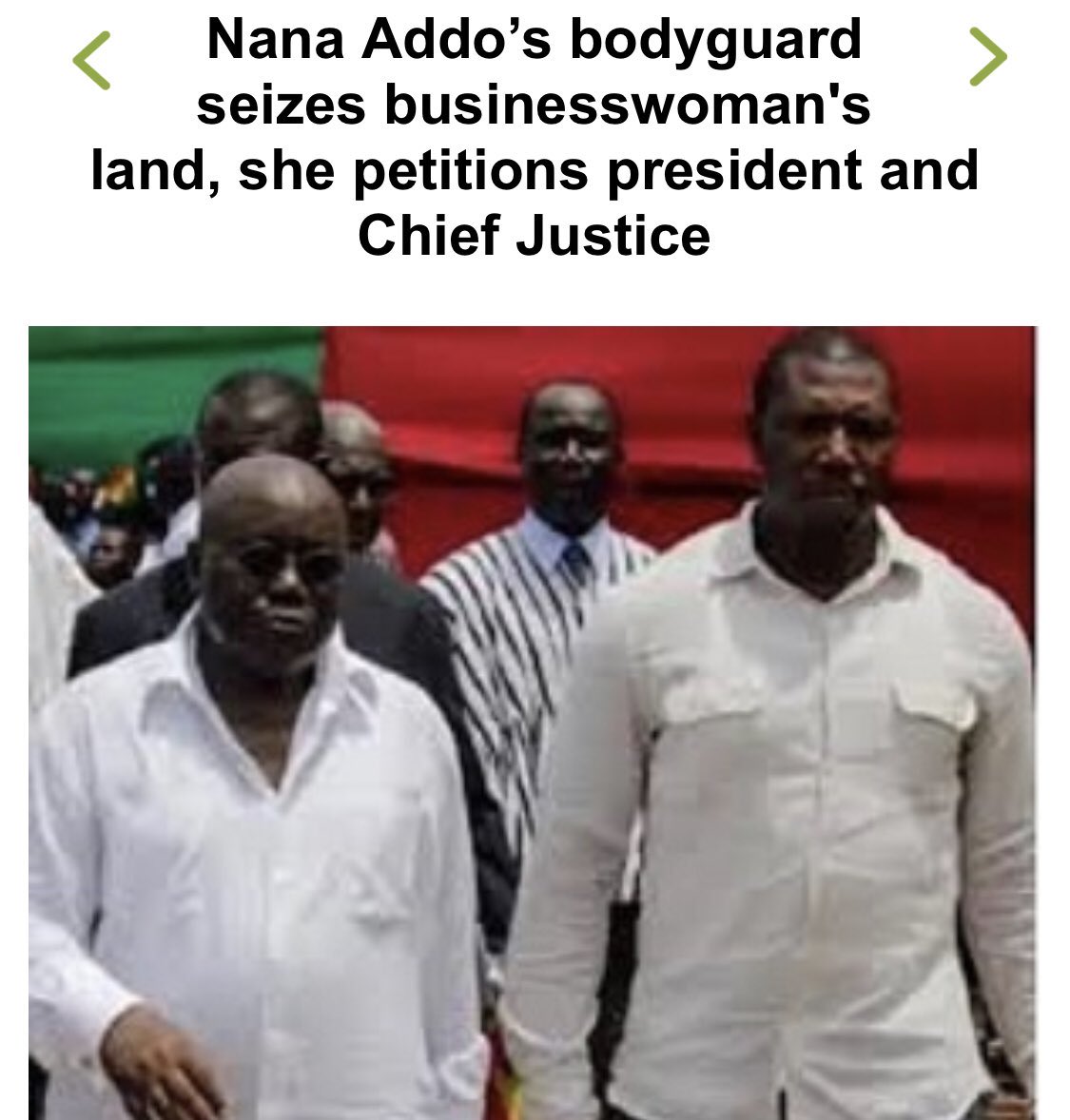 CheEsquire's tweet image. Like father like son. #AkufoAddoIsCorrupt