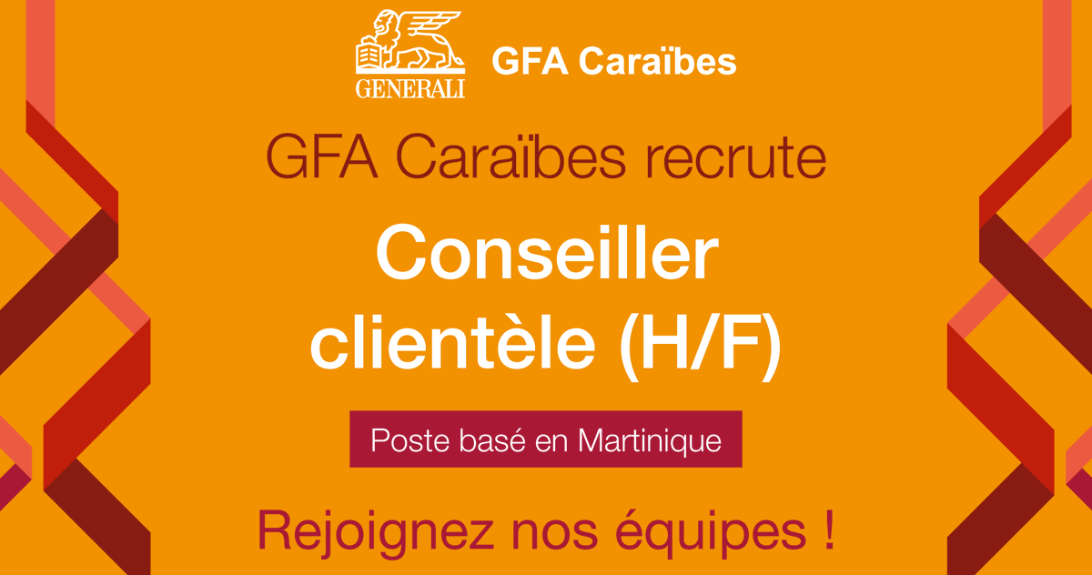 GFA_Caraibes's tweet photo. https://t.co/4iakLcJKhg

Vous désirez mettre à profit vos compétences commerciales au sein d’une équipe d’experts dans le domaine des #assurances de #dommages sur le Marché de la #Martinique, Guadeloupe et de la Guyane ?

Nous recrutons un #ConseillerClientele https://t.co/iYnlYhXfEq