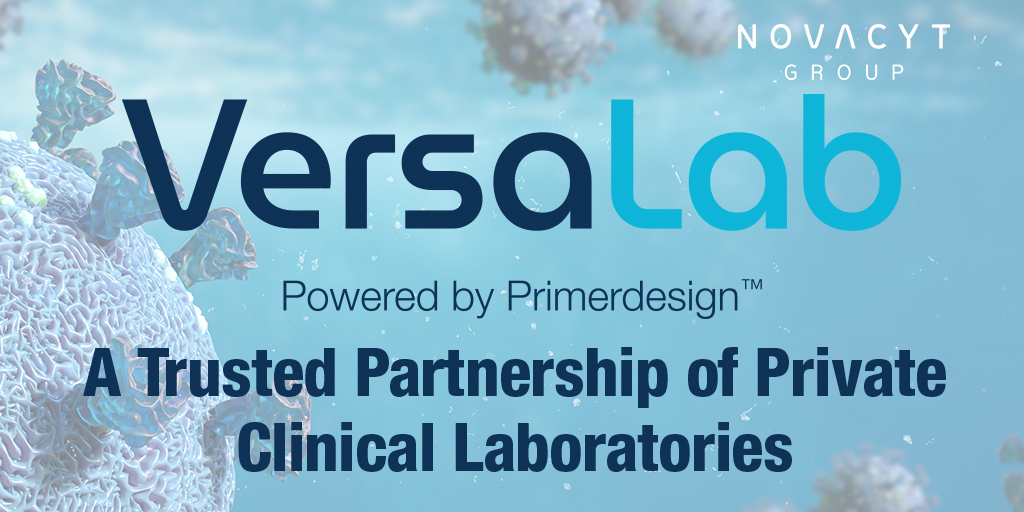 PrimerdesignLtd's tweet image. #VersaLab, a new #Novacyt accessible testing solutions service powered by #Primerdesign’s #covid testing technologies. Bringing the test you need to you! Want to know more? Read the full press release: bit.ly/3mcHIdC #NCYT