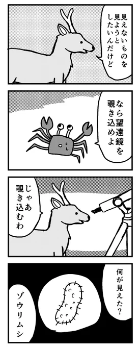 見えないモノを見ようとして
望遠鏡を覗き込んだ 