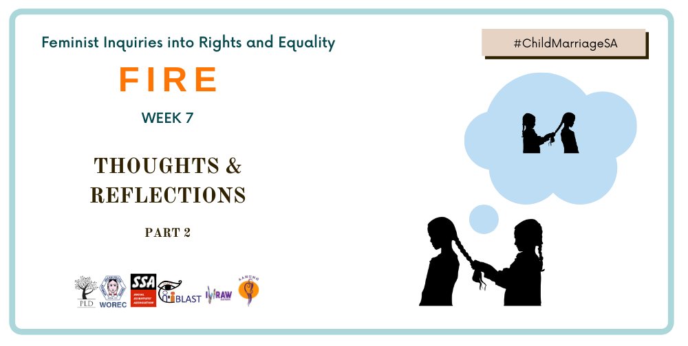 IWRAW_AP's tweet photo. Our FIRE poster series picks back up this week with further thoughts &amp; reflections from our research into #ChildMarriagesInSouthAsia! Join us as we look into some of our findings as they relate to preconceived notions about this social phenomenon. https://t.co/wBX8FB9D8E