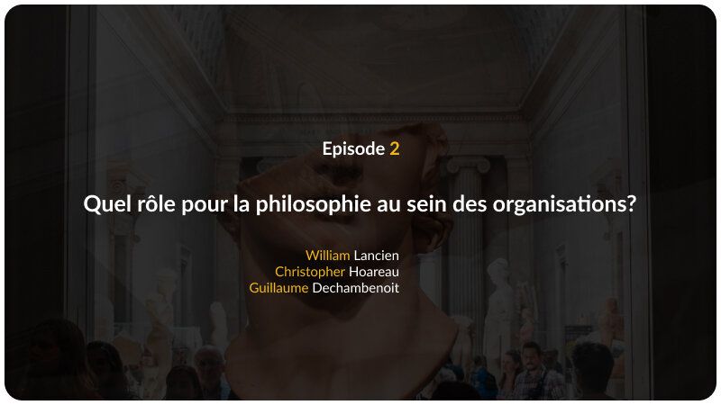🎙️E02 - Quel rôle pour la philosophie au sein des organisations ?
Podcast 🔊🔊 =>buff.ly/3m42so3

Votre opinion nous intéresse - n'hésitez pas à commenter !!