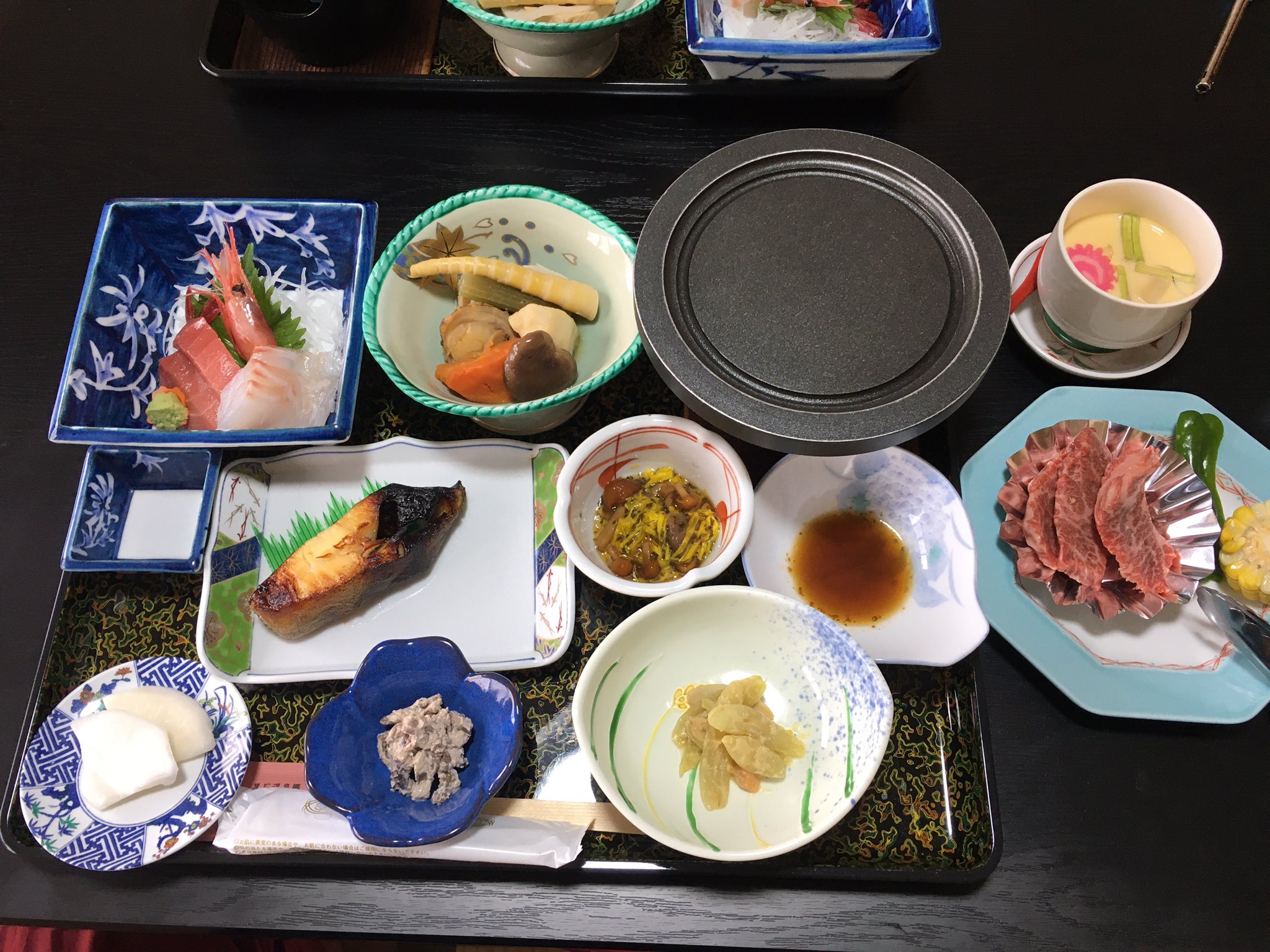 あるちよ チェックアウトしてから落合温泉へ移動して かねさだ旅館で日帰り入浴 お食事付き休憩 黒石市から二千円の補助 プランを堪能 明日から質素な生活に戻ります 苦笑 T Co Wasklrwenc Twitter