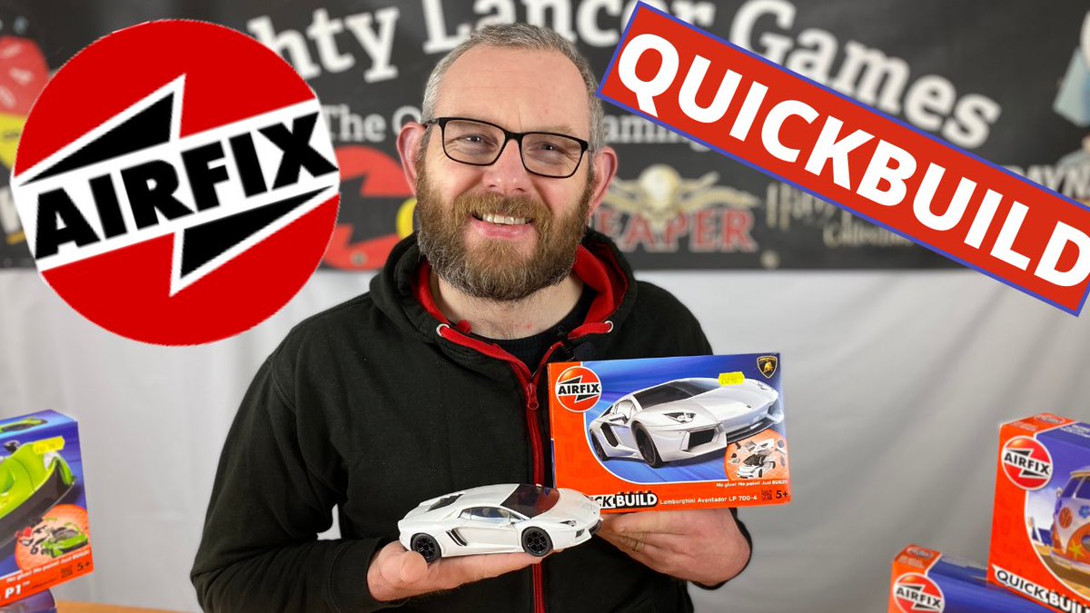 MightyLGames's tweet photo. Man Vs Airfix 
He thinks he doesn’t need the instructions for a kit designed for a 5 year old, what do you think?
See what’s in the box for this amazing kit
https://t.co/wH2eQvkcke

#airfix @Airfix #youtube #manVs #scalemodel #youtuber #Lamborghini https://t.co/hwrTnFJV0e