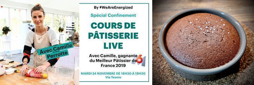 A défaut d'avoir gonflé, il était très bon ce soufflé !
Merci Camille Perrotte, gagnante du meilleur pâtissier 2019, pour le cours hier et <a href="/AccentureFrance/">Accenture France</a> pour l'orga de ce régal de moment !