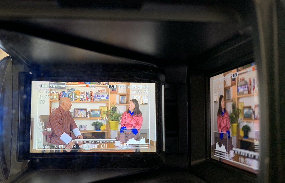 SonamDema's tweet photo. Interviewing the president of The Rotary Club of Thimphu. 
Rotarian’s volunteers in communities at home &amp; abroad support education &amp; job training, provide clean water, combat hunger, improve health &amp; sanitation and more. 
Thank you @BoardAndBites for the space. https://t.co/pssVnlAZj7