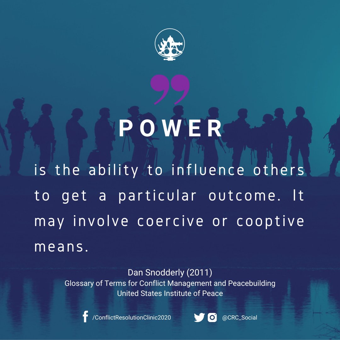 CRC_Social's tweet photo. This #ConceptMonday, we will be learning about Power and how it is used in various socio-political structures. Sail with CRC as we further understand conflict resolution concepts. #SailOurSeas #AtinTo #CRC2020 #LearnPeace https://t.co/xLao2YmLiW