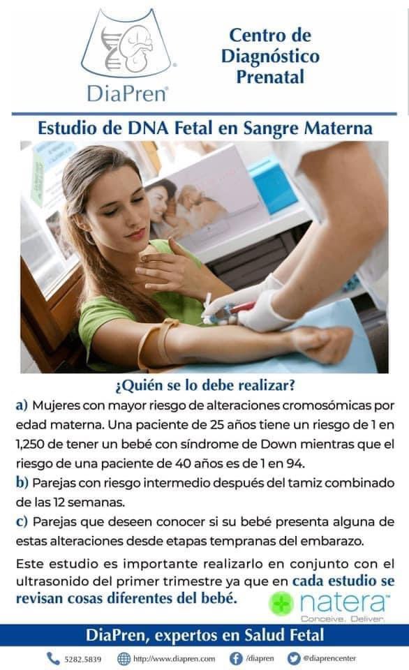 centrodiapren's tweet photo. ¿Quién se debe realizar el Estudio de DNA Fetal en Sangre #Materna?

#VenADiaPren @centrodiapren 

#dna #adn #sangrematerna https://t.co/PRe2smOQR3