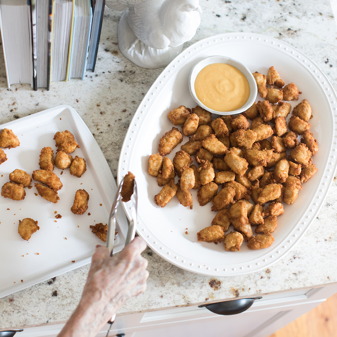 🦃 or 🍗
.
.
.
Chick-fil-A Nuggets at home is easy with our Re-heatable Trays. (Pre-order for pick up on  November 25th)  #thelittlethings chick-fil-a.com/catering