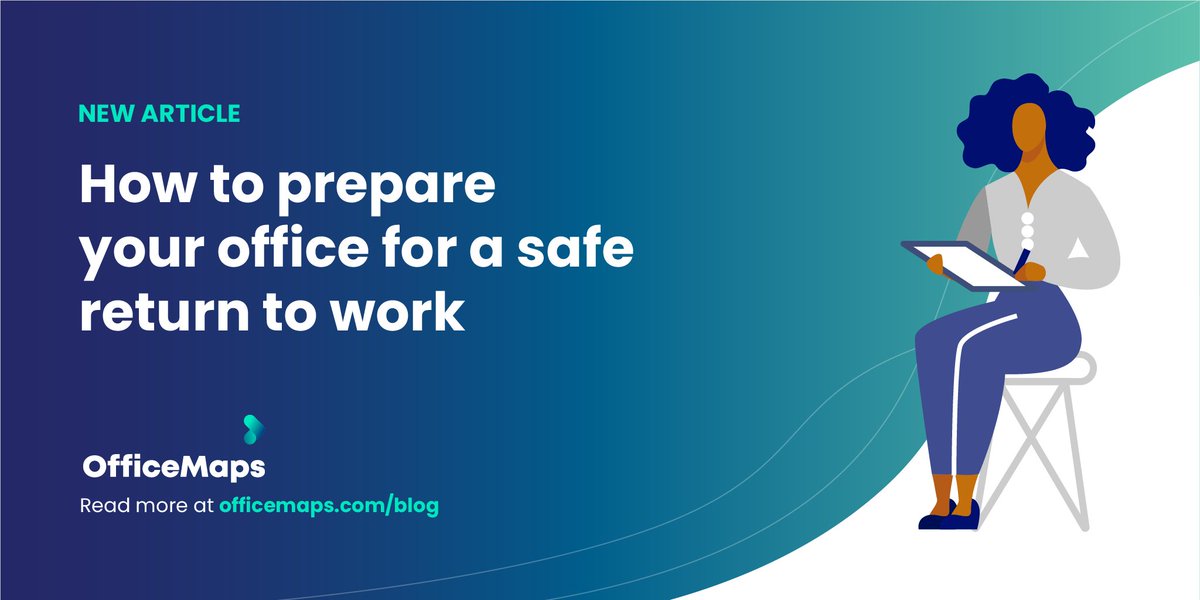 OfficeMaps's tweet photo. Prior to the coronavirus pandemic, employers were already seeking to transform their workplaces to become more efficient/meet the evolving needs of their employees. 

We have shared our tips for preparing your office for a safe return to work here: https://t.co/Jklei8XOCi https://t.co/RWkYcyX0LT