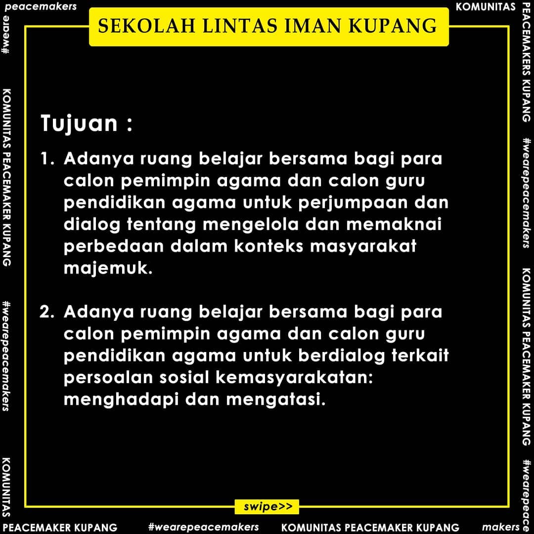 Interfidei's tweet photo. Unggah ulang dari Komunitas Peacemaker Kupang:
Mengelola dan Memaknai Perbedaan dalam Masyarakat Majemuk
Kerja Kolaborasi Agama-Agama untuk Memaknai Perbedaan dan Mengatasi Perdagangan Orang NTT
.
.
#komunitaspeaccemakerkupang #DIAN #Interfidei https://t.co/OUmDqYDL3X