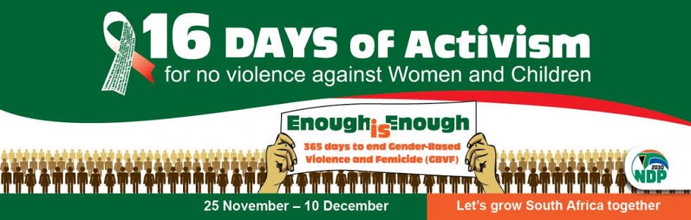 Today we embark on  #16DaysOfActivism to end violence against women and children, with hope to make #GBV history in this decade of #SocialJustice #16DaysofActivism2020