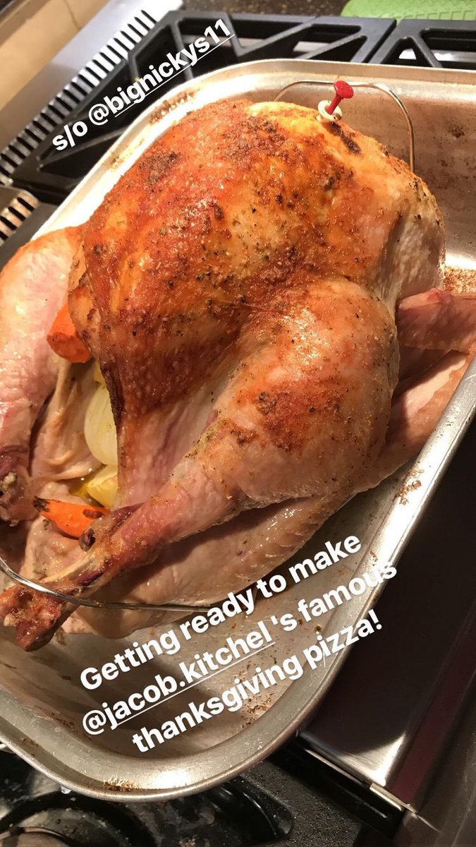 trixcat61's tweet photo. @MarkMaddenX We’ve done a thanksgiving pizza, it’s delicious! https://t.co/vQSIaAenbz