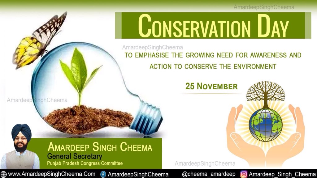 AmardeepSCheema's tweet photo. November 25 marks the final day of #QuamiEktaWeek #NationalIntegrationWeek.This day is observed as #ConservationDay Its objectives are to conserve natural resources and the existing natural environment and, where possible, to repair damage and reverse trends. https://t.co/Pm6yySQ4jc