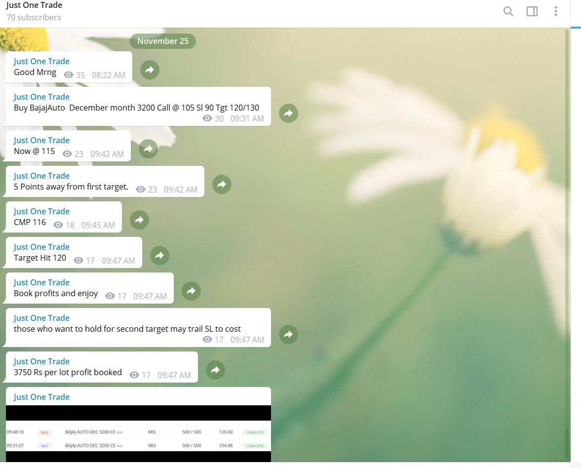priyankshreeji's tweet photo. #justonetrade #Nifty #OptionsTrading #nifty50 #INTRADAY #telegram  Call idea shared in my telegram channel.  We have booked profit and moved on. 

https://t.co/bBLiquK7Ow https://t.co/QSLPSa2X7d