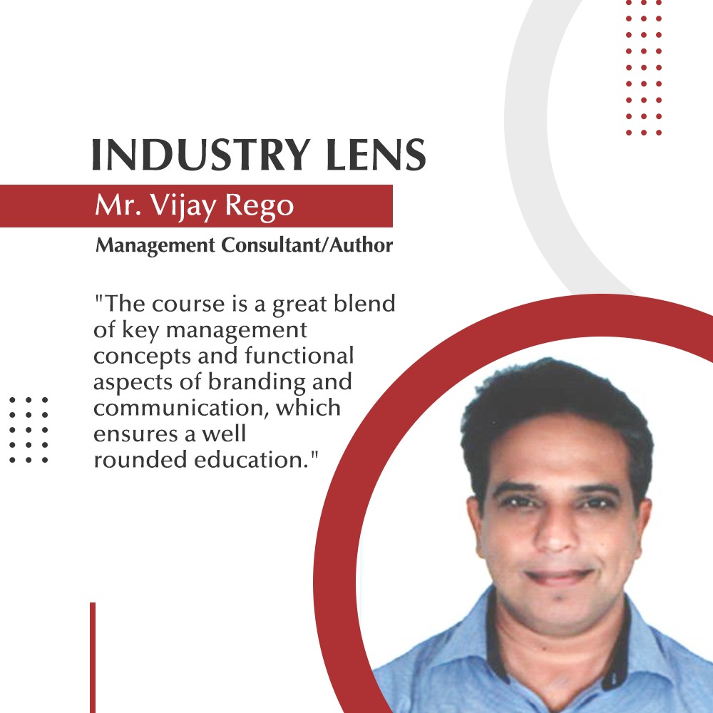 SSMCBengaluru's tweet photo. They are a great blend of key management concepts and functional aspects of branding and communication, which ensures a well rounded education.

- Mr. Vijay Rego
Read more:
https://t.co/B5u7FECQpV
#IndustryLens #IndustryExpert #SSMCB #LifeAtSSMC #MBA https://t.co/c968Xo4vxb