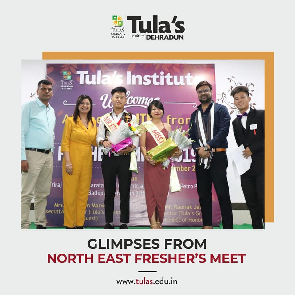 Tulas_Dehradun's tweet photo. Every student is special to Tula’s Institute, and to that front, we organise a special, exclusive Fresher’s meet for our new group of Tulaites. Take a look at the glimpses of the event organised for our new family members from North-east.
#tulasinstitute #freshers #freshersmeet https://t.co/ouNhPsrdjm