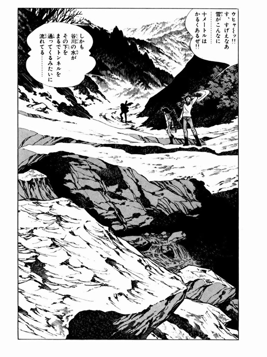 矢口先生の描かれた背景はモノクロ表現に特化した日本の漫画における自然描写の一つの頂点だと思います。カラーはもっと凄いのですが。 