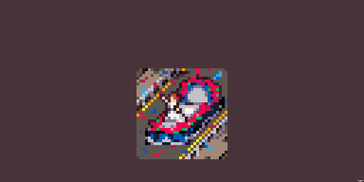 SalamiChild's tweet image. Someone's going to have to pick up all that confetti once the parade is over... (Pico-8 secret palette) @Pixel_Dailies #pixel_dailies #ParadeFloat