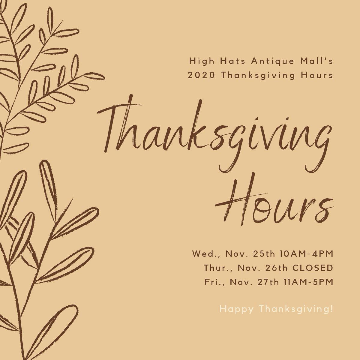 High Hats Antique Mall (@highhats_in) on Twitter photo 