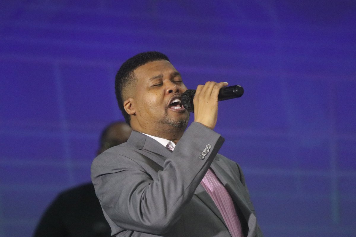 mofec2750's tweet photo. If you're watching and you're able to lift up your hands, I want you to just begin to #worship the Lord, Hallelujah... thank you #Lord, say it with me, thank you Jesus. I want you to begin to worship Him with us. ~ Apostle Mark A. Henton #MOFEC #markahenton #ladygracehenton https://t.co/lXU8yioGjY