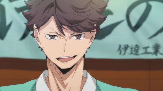 oikawa smirking send tweet