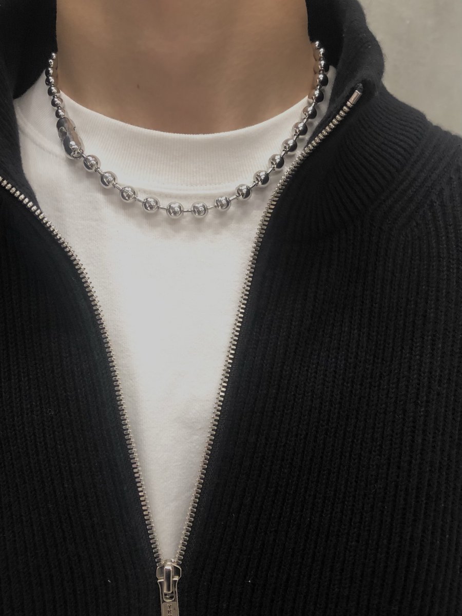 JieDa＞ “SWTC BALL CHAIN NC＂ 13,200円(tax in) 大きさの異なる 