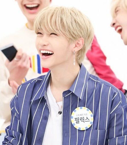 felix said, “this is stay's hand and this is my hand, I'll hold it like this and do this~"